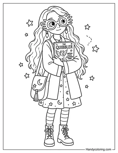 Luna Lovegood Wearing Spectrespecs