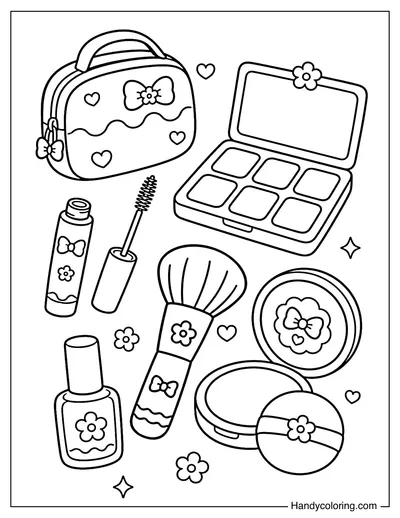 Makeup Set with Mascara and Eyeshadow Palette