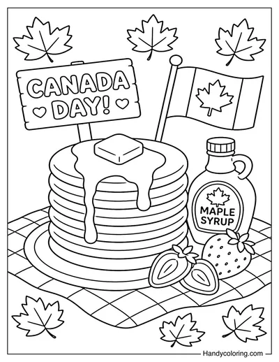 Maple Syrup Pancake Picnic