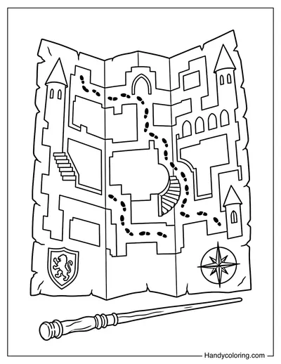 Marauder's Map with Moving Footprints