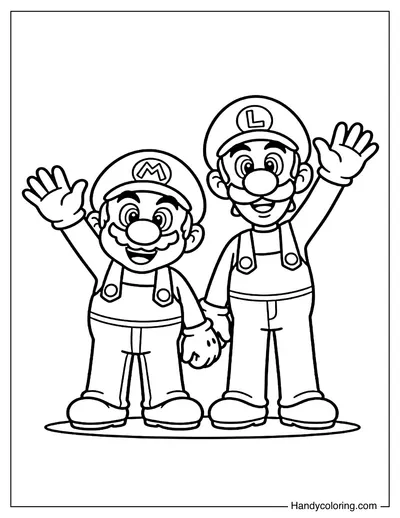 Mario and Luigi Together