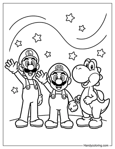 Mario, Luigi and Yoshi