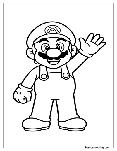 Mario Standing and Waving