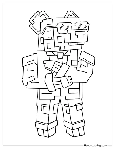 Mini Cheese Plants vs Brainrots Coloring Page