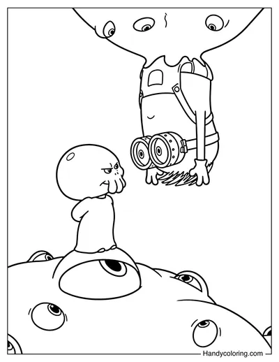 Minion and Goomi