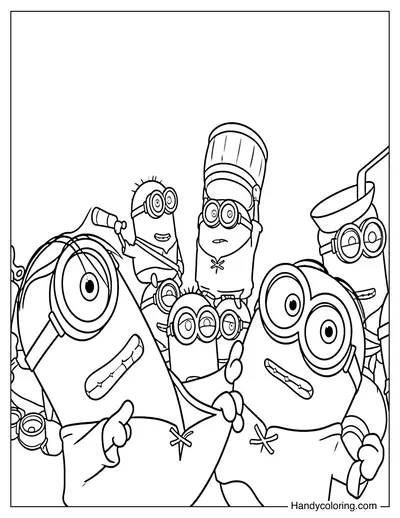 Minions in Primitive Clothes