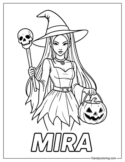 Mira as a Halloween Witch