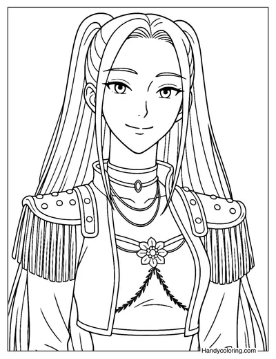 Mira in a Stage Outfit