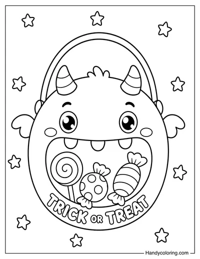 Monster Mouth Candy Bucket