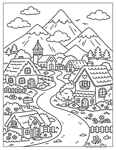 Mountain Village View