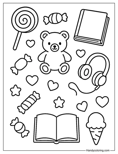 My Favorite Things to Color