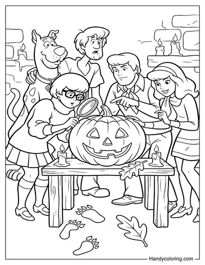 Mystery Inc. Solving the Jack-o'-Lantern Mystery