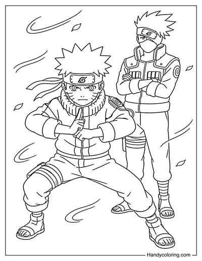 Naruto Training with Kakashi
