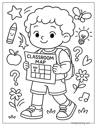 New Class New Adventure Coloring Page