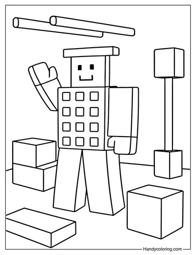 Noobini Pizzanini Brainrot Coloring Page