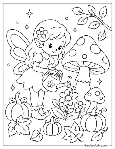 October Fairy Garden