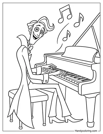 Other Father Playing the Piano