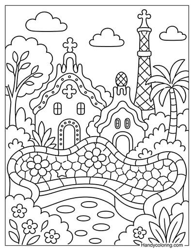 Park Güell Mosaic Garden