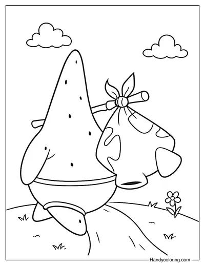 Patrick Journey Begins Coloring Page