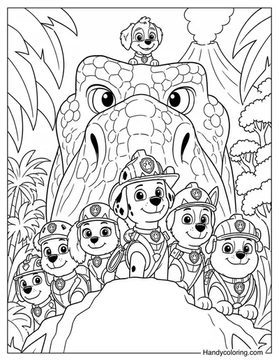 Paw Patrol Dino Movie Adventure Team