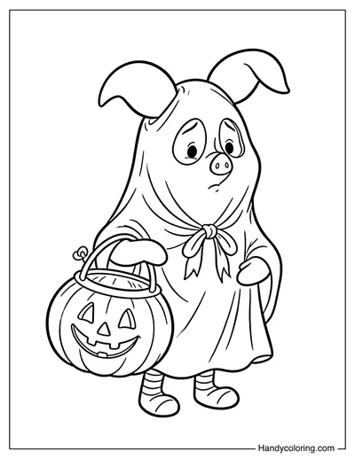 Piglet Ghost Costume