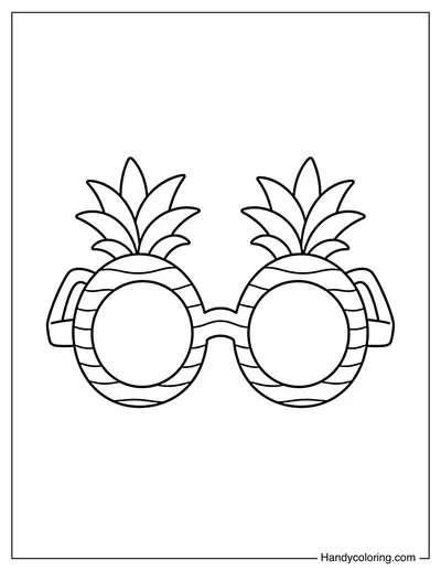 Pineapple Shaped Sunglasses