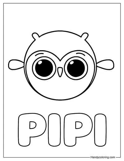 Pipi Bolofofos Coloring Page