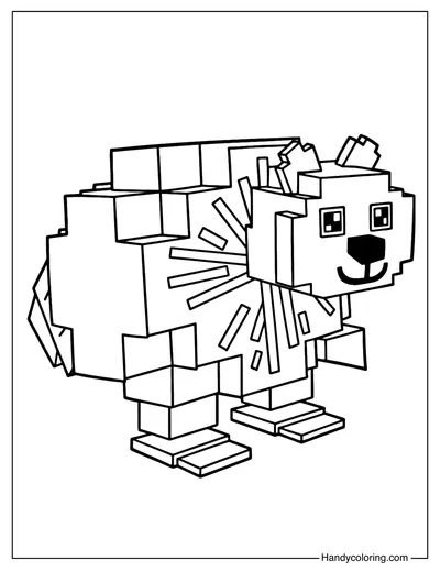 Pipi Kiwi Plants vs Brainrots Coloring Page