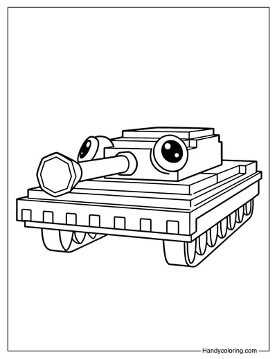 Plants vs Brainrots Coloring Page Cocotank