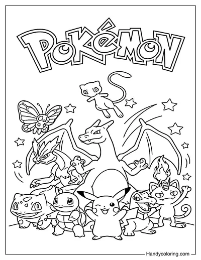 Pokemon with Big Text