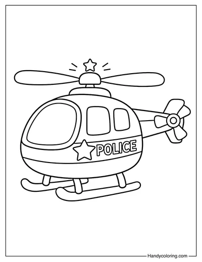 Police Helicopter Simple
