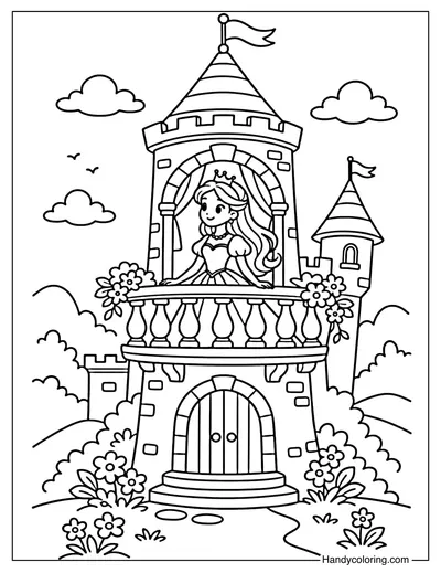 Princess Castle with Balcony