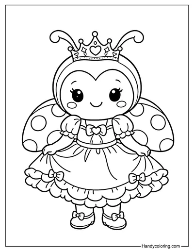 Princess Ladybug With Crown