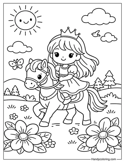 Princess with Horse