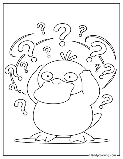 Psyduck Holding Its Head