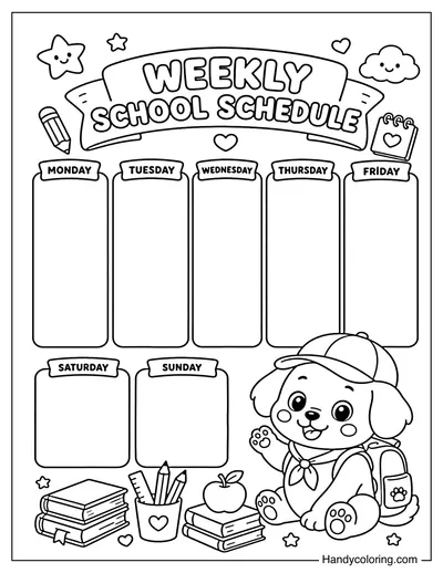 Puppy School Schedule