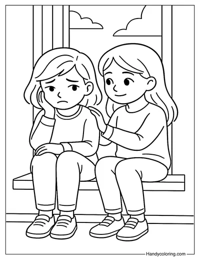 Quiet Comfort Coloring Page