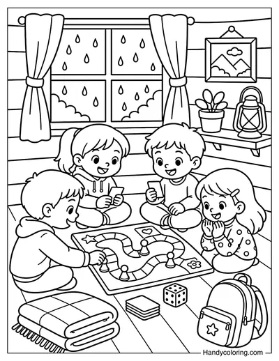 Rainy Day Cabin Games