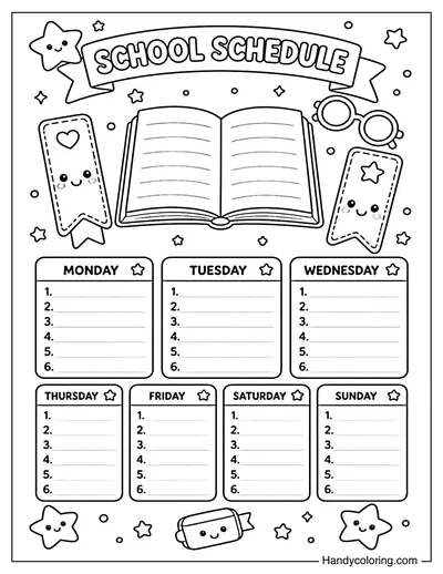 Reading Time Schedule