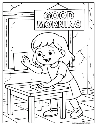 Rebuilding the Classroom Coloring Page