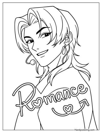 Romance Smiling Portrait