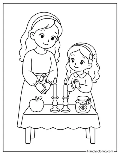 Rosh Hashanah Candle Lighting