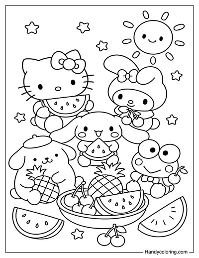 Sanrio Summer Fruit Party