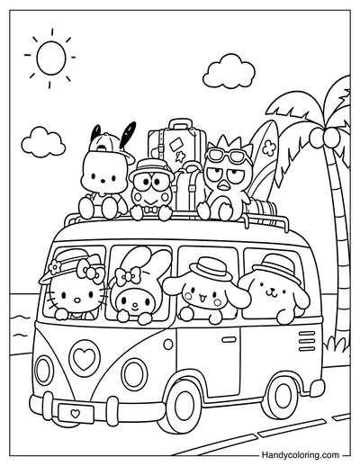 Sanrio Summer Road Trip Adventure