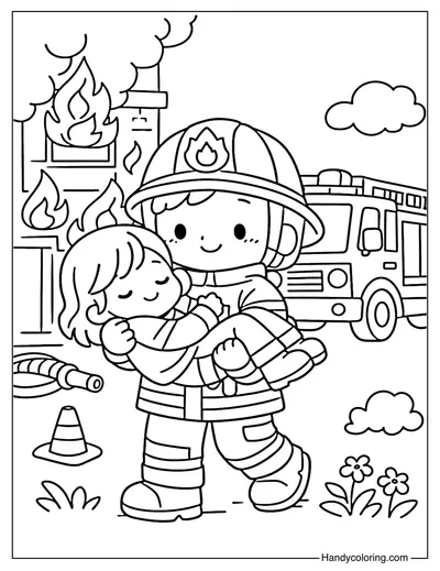 Saving Person from Fire