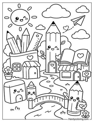 School Supplies Town