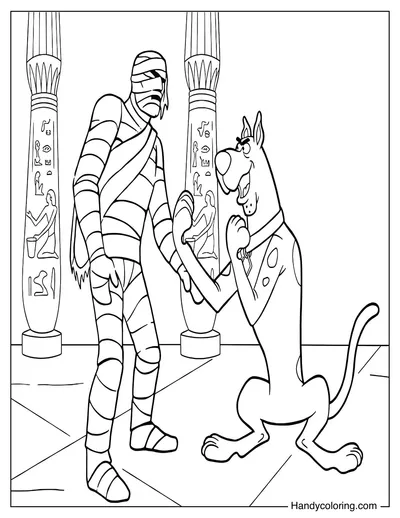 Scooby-Doo Discovering the Mummy