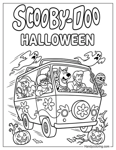 Scooby-Doo Halloween Mystery Machine