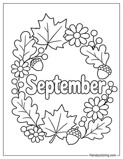 September Autumn Wreath