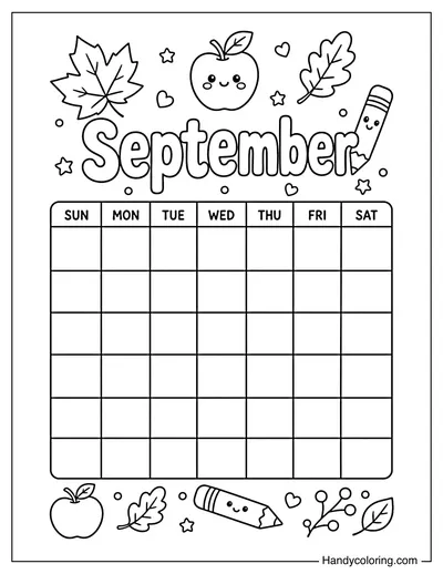 September Calendar